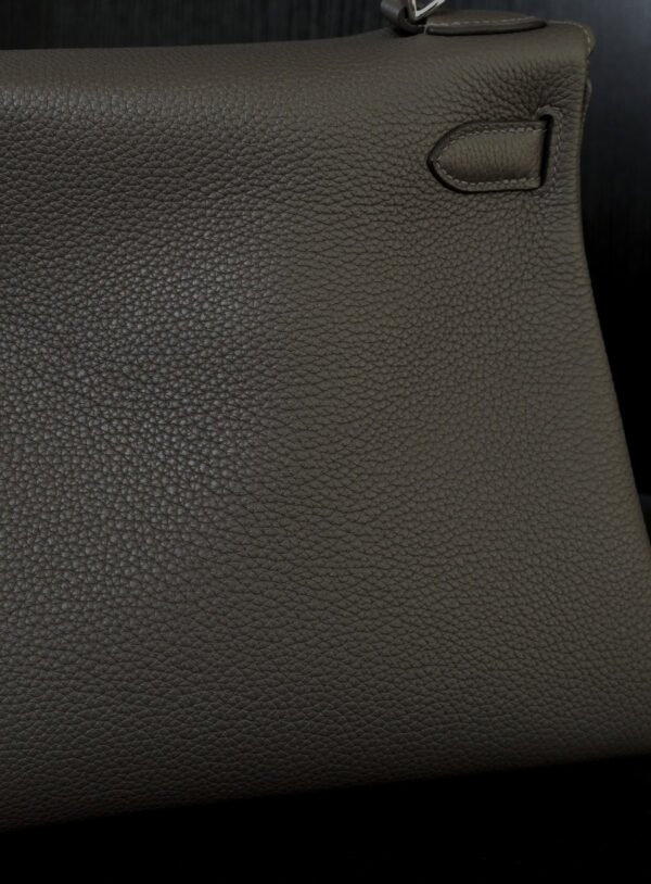 Hermès Kelly 28 8F Etain Togo PHW - Image 9