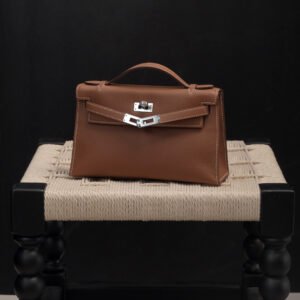Hermès Kelly Pochette 37 Gold Swift PHW
