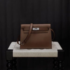 Hermès Kelly Danse D0 Beige de Weimer&0F Blue Frida Evercolor PHW